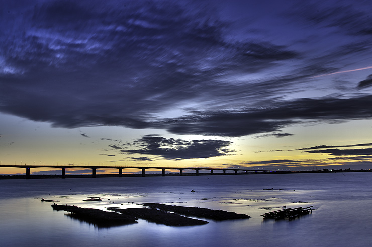 Crépuscule sur Oléron en HDR