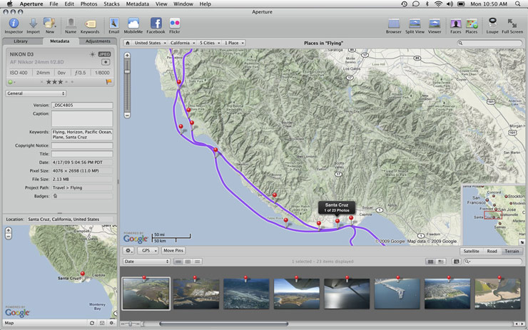 Géo-tagging et coordonnées GPS